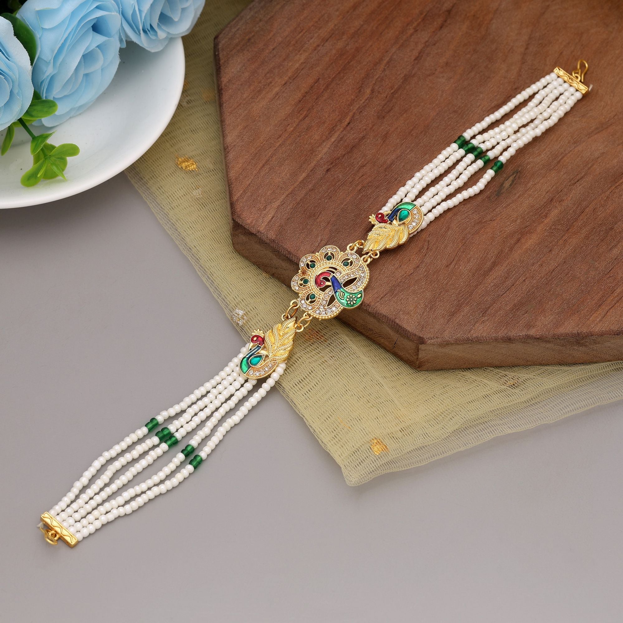 Multi Color Bridal Matha Patti