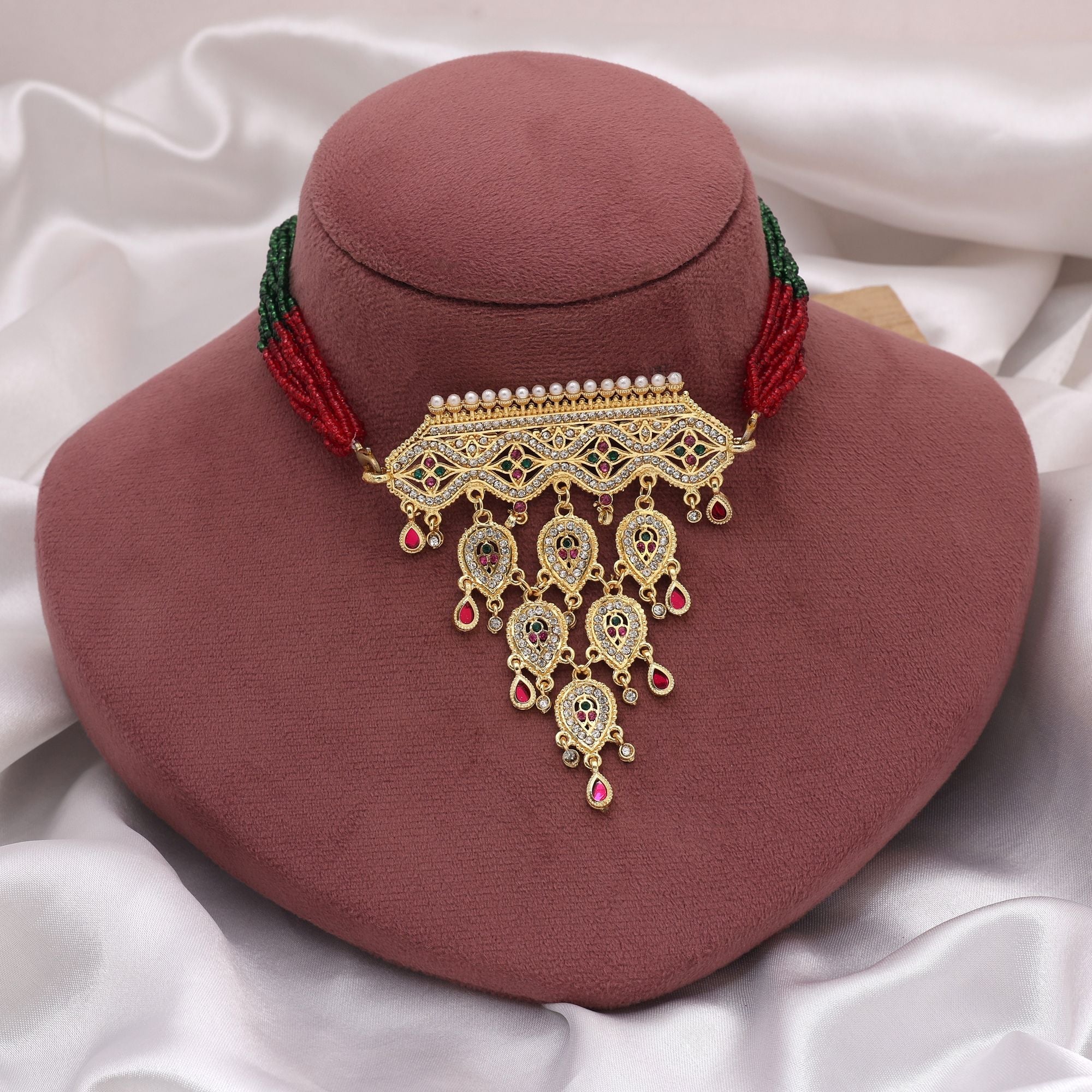 Multi Color Rajasthani Rajputi Rani Haar
