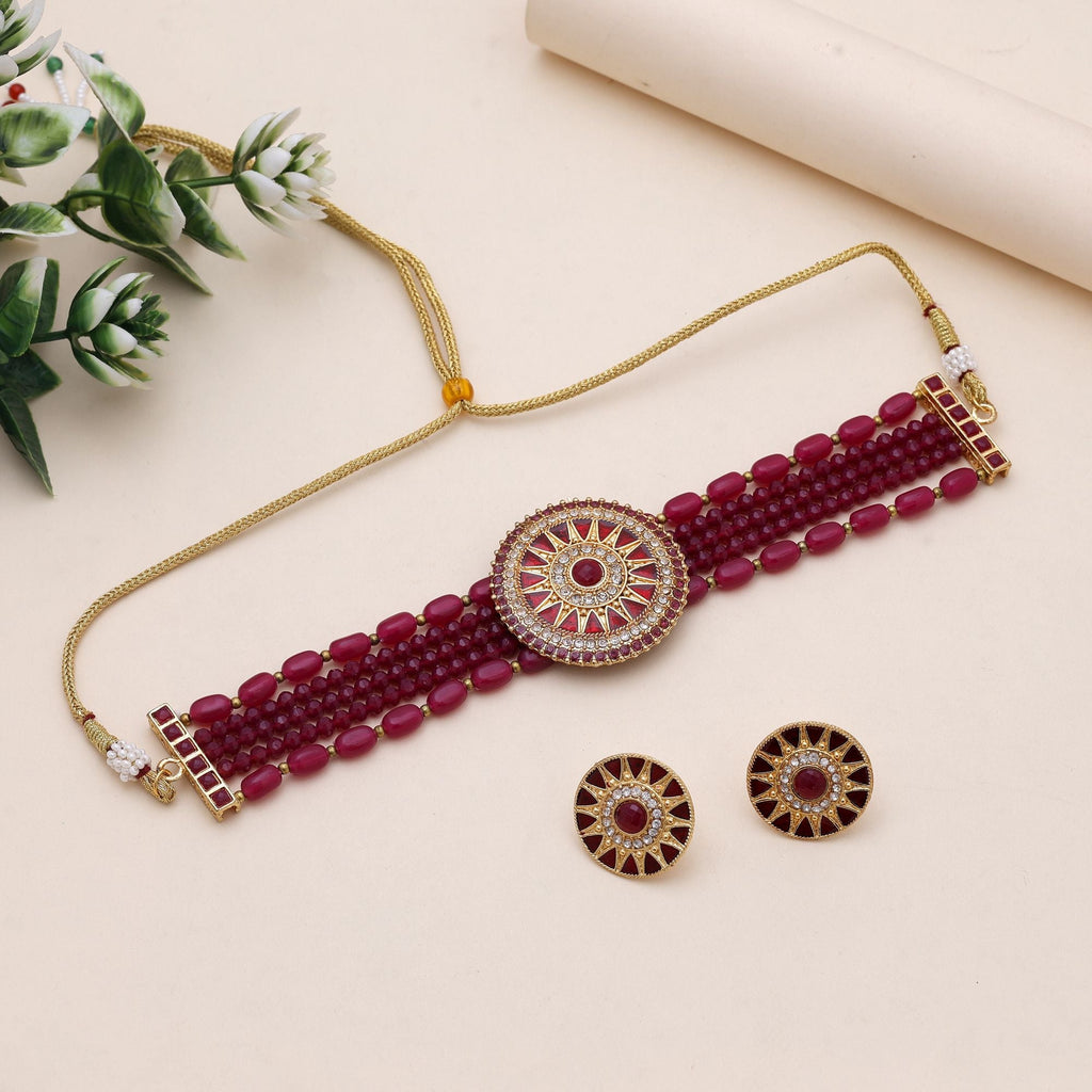 Rani & Red Rajputi Rani Haar