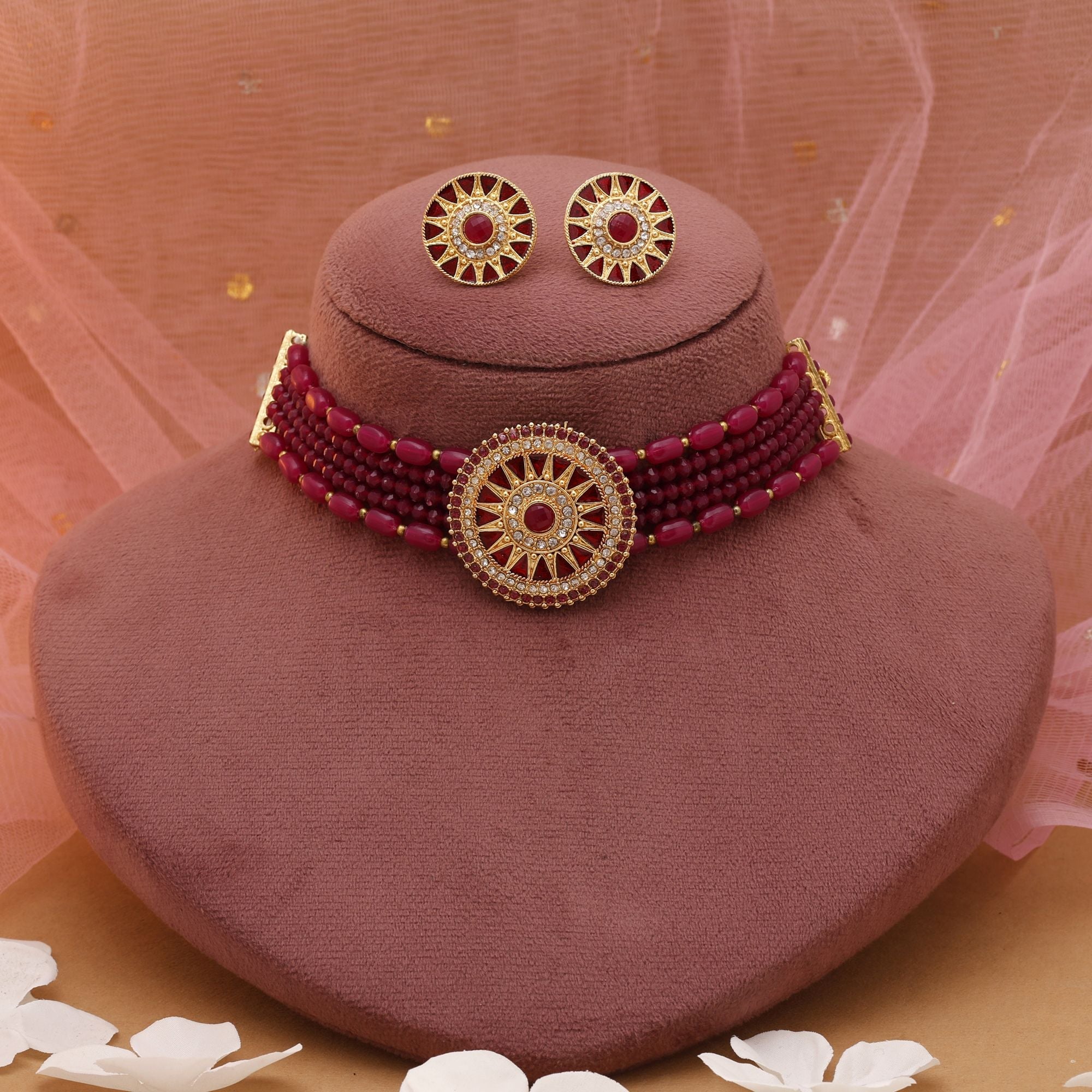 Rani & Red Rajputi Rani Haar
