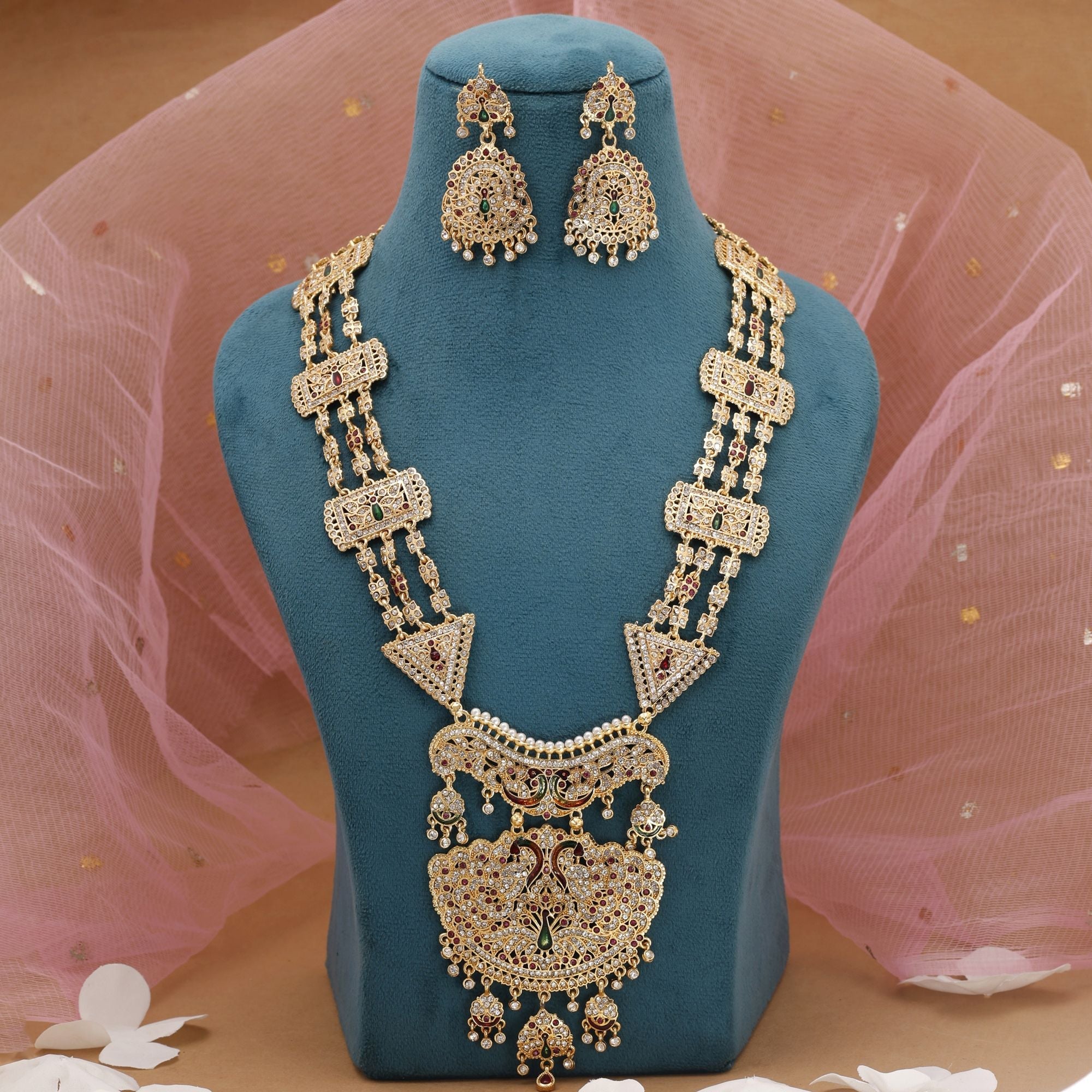 Multicolor Festive Rajputi Rani Haar