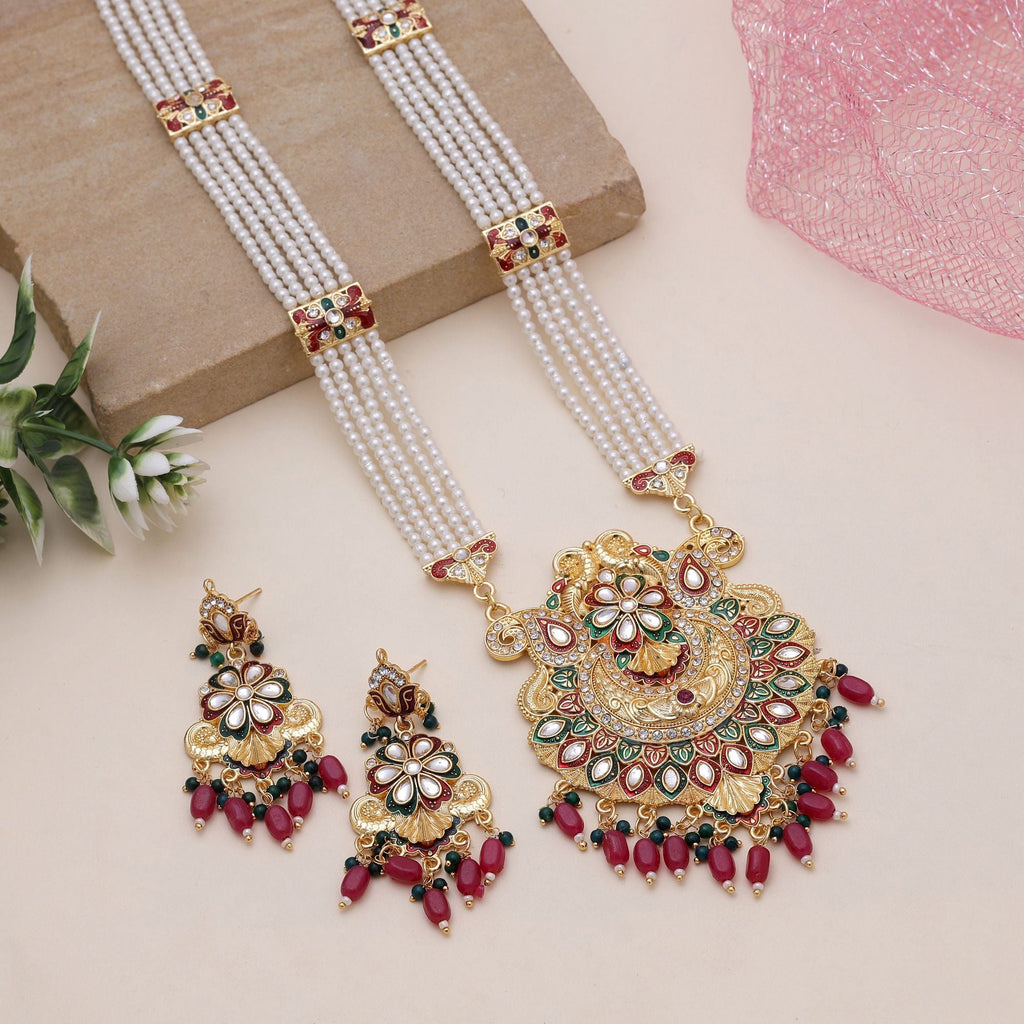 Multicolor Heritage Rajputi Rani Haar