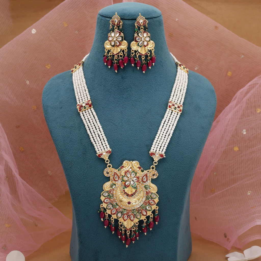 Multicolor Heritage Rajputi Rani Haar