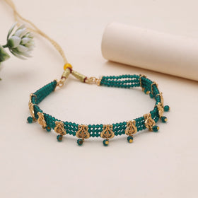 Green Rajputi Choker Rani Haar