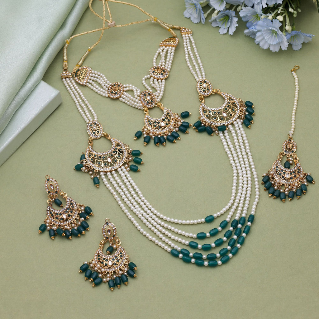 Green Royal Rajputi Rani Haar