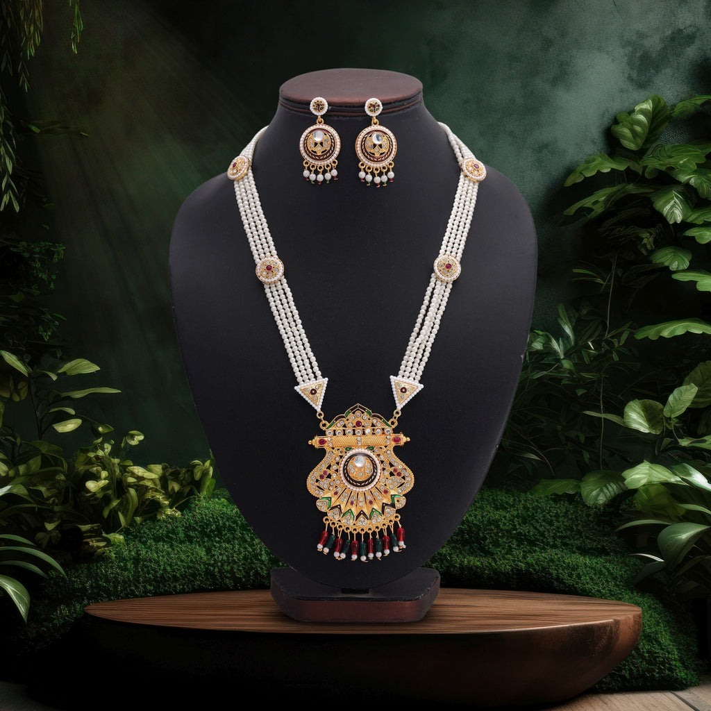 Traditional Multi Color Rani Haar