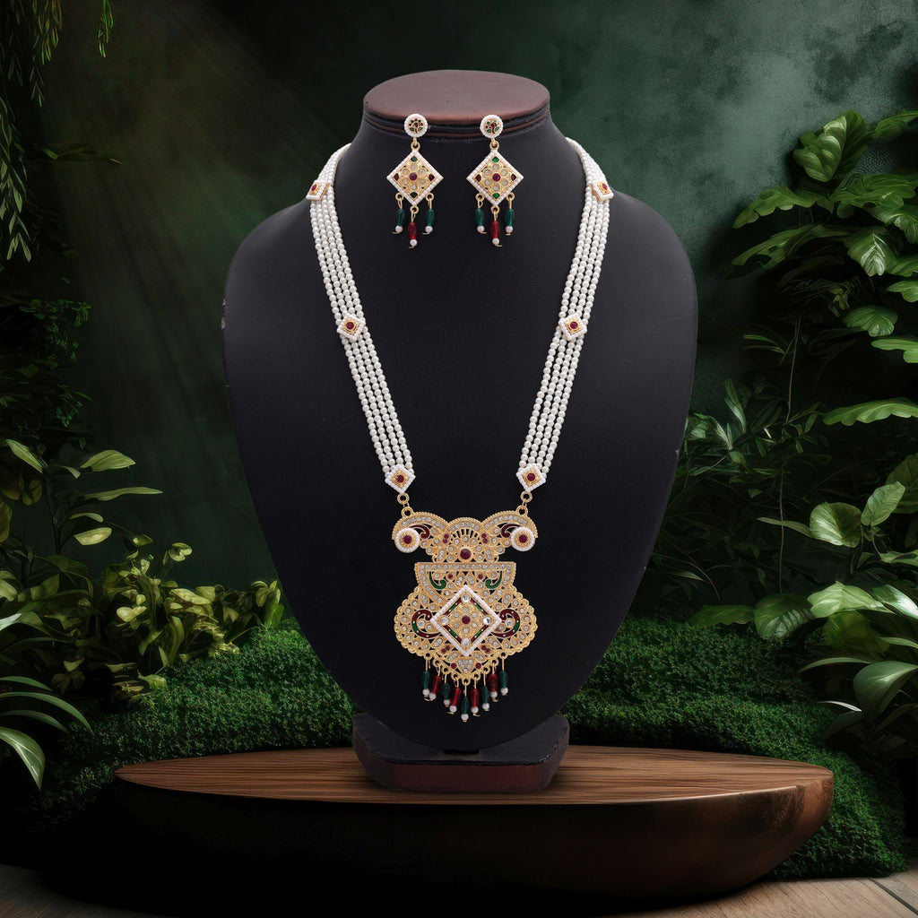 Heritage Multi Color Rani Haar