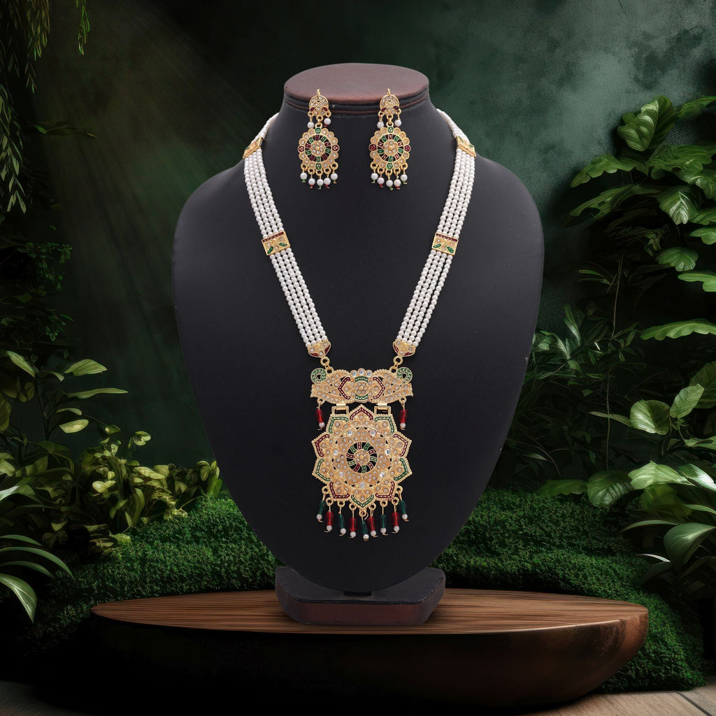 Designer Multi Color Rani Haar