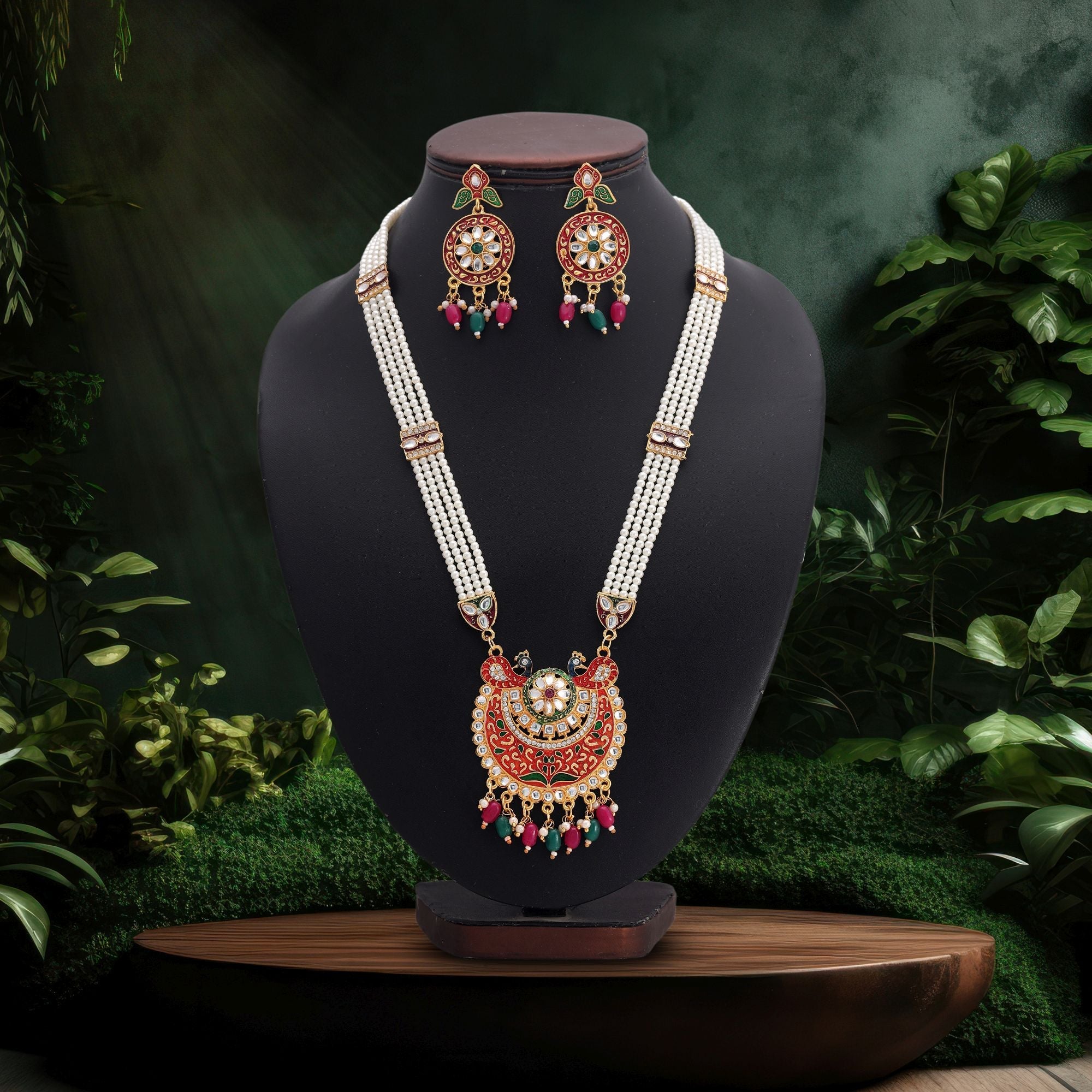 Regal Multi Color Rani Haar