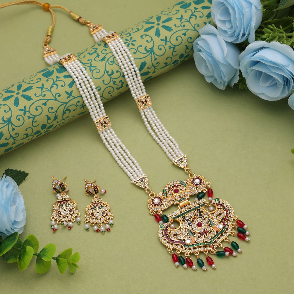 Ethnic Multi Color Rani Haar