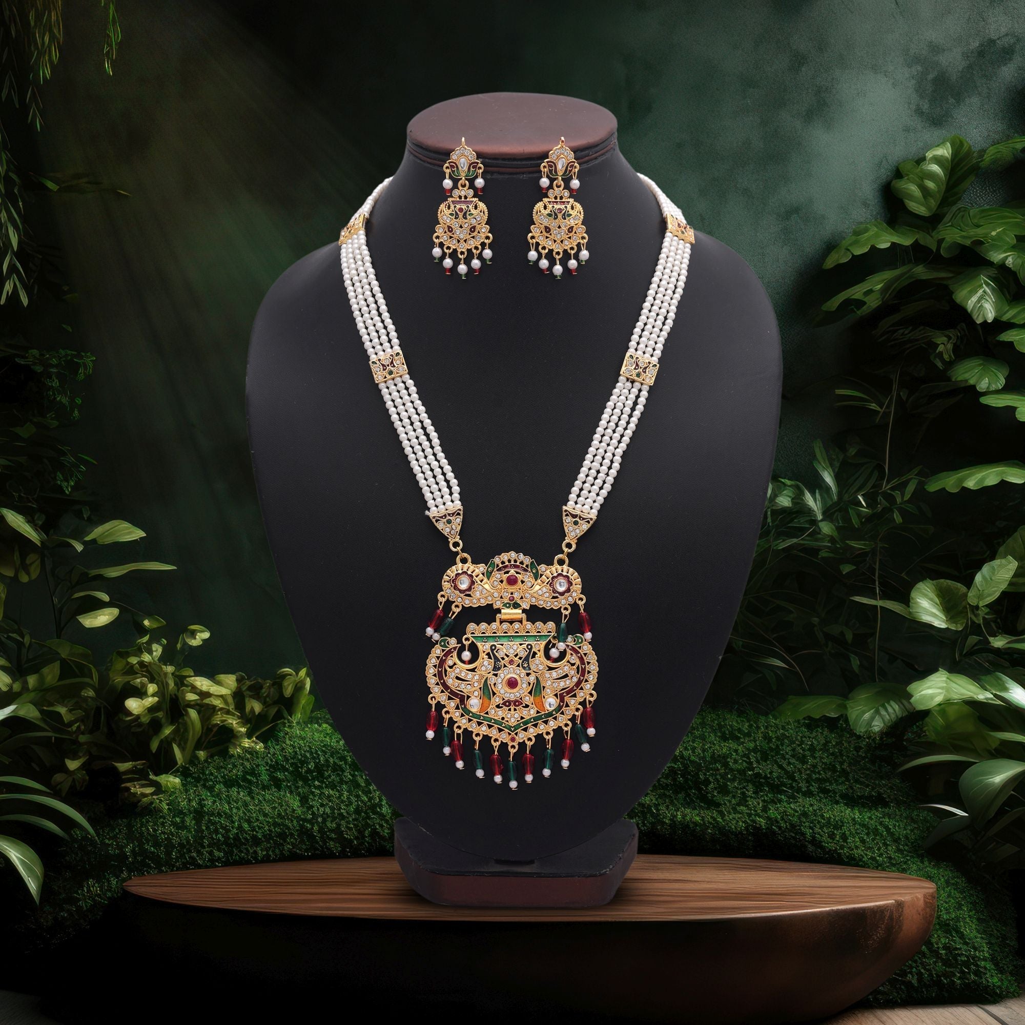 Ethnic Multi Color Rani Haar