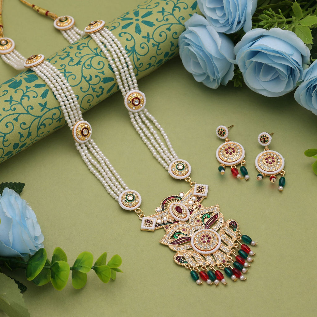 Premium Multi Color Rani Haar