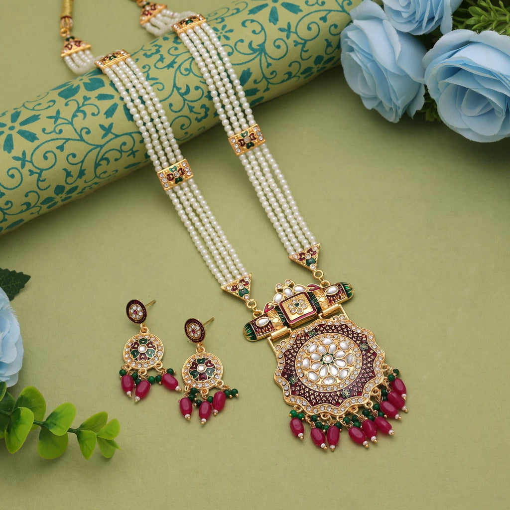 Luxury Multi Color Rani Haar