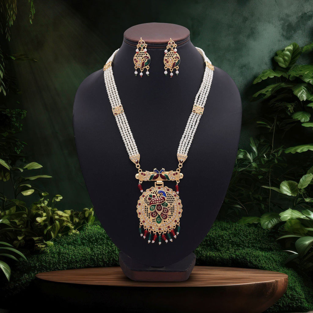 Graceful Multi Color Rani Haar