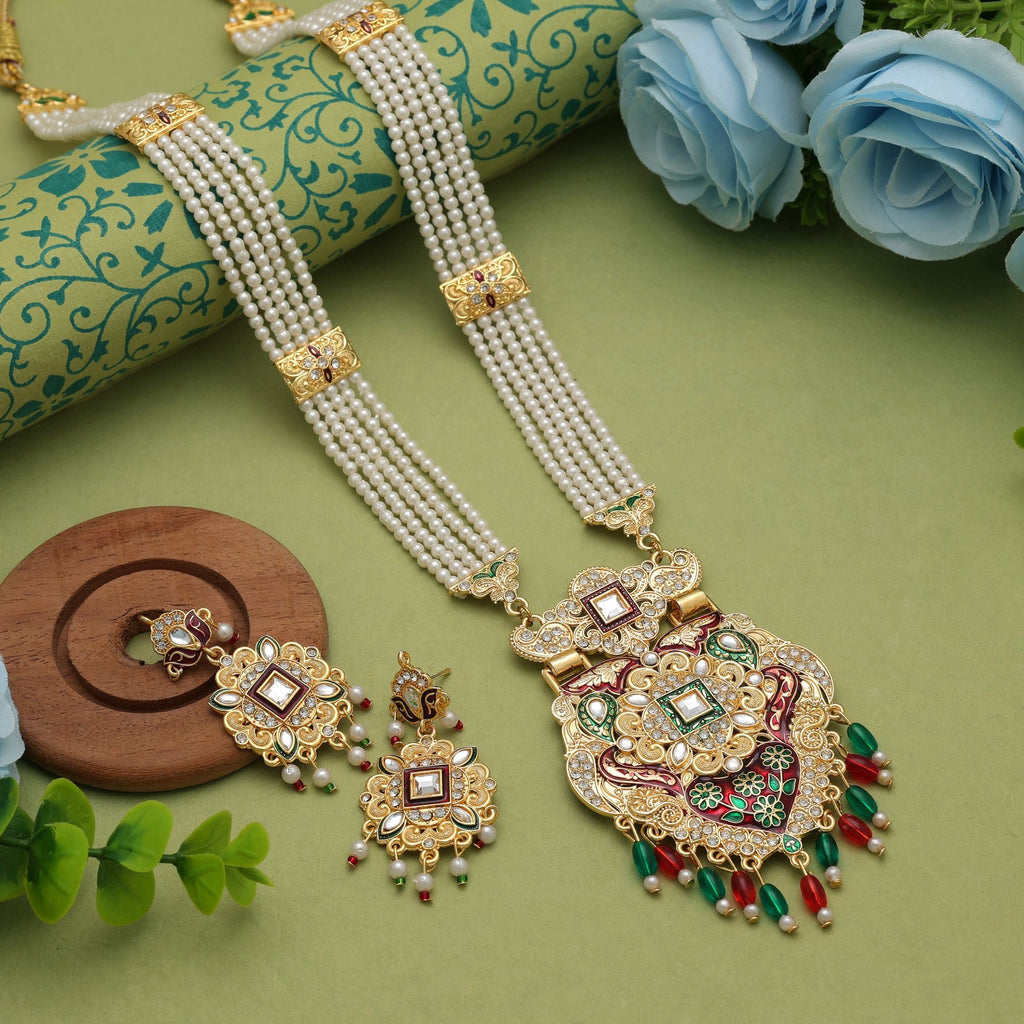 Classic Multi Color Rani Haar