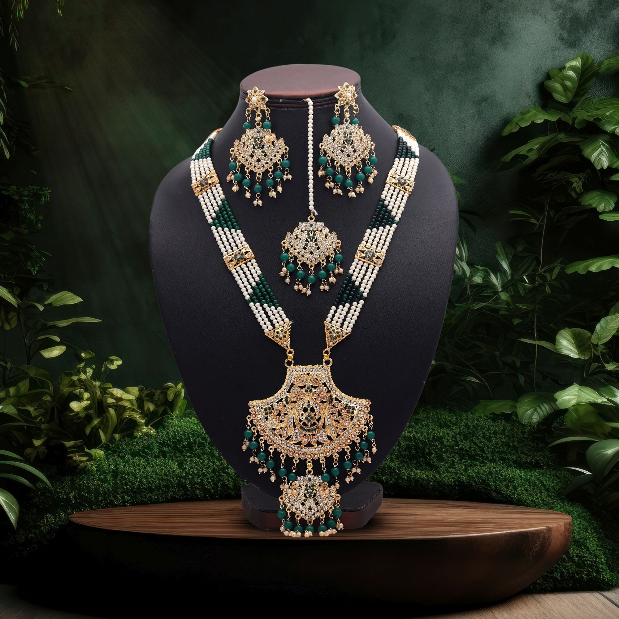 Traditional Green Rani Haar