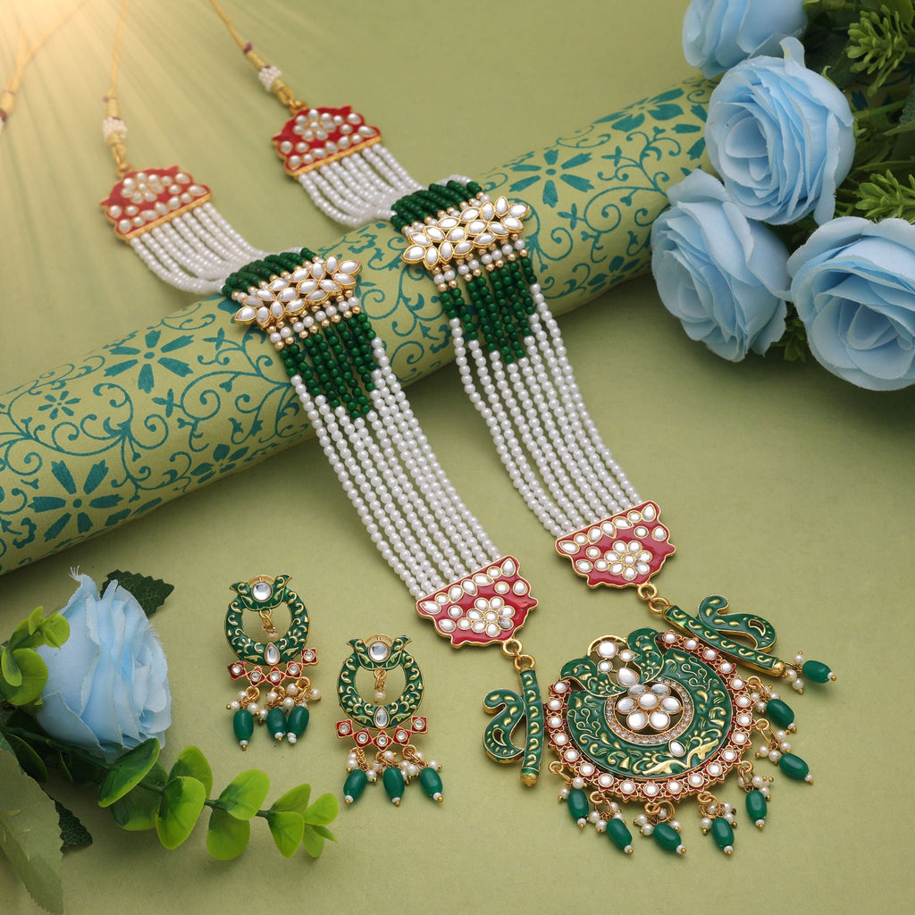 Classic Green Rani Haar