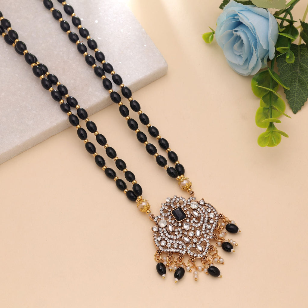 Black Color Stone Necklace