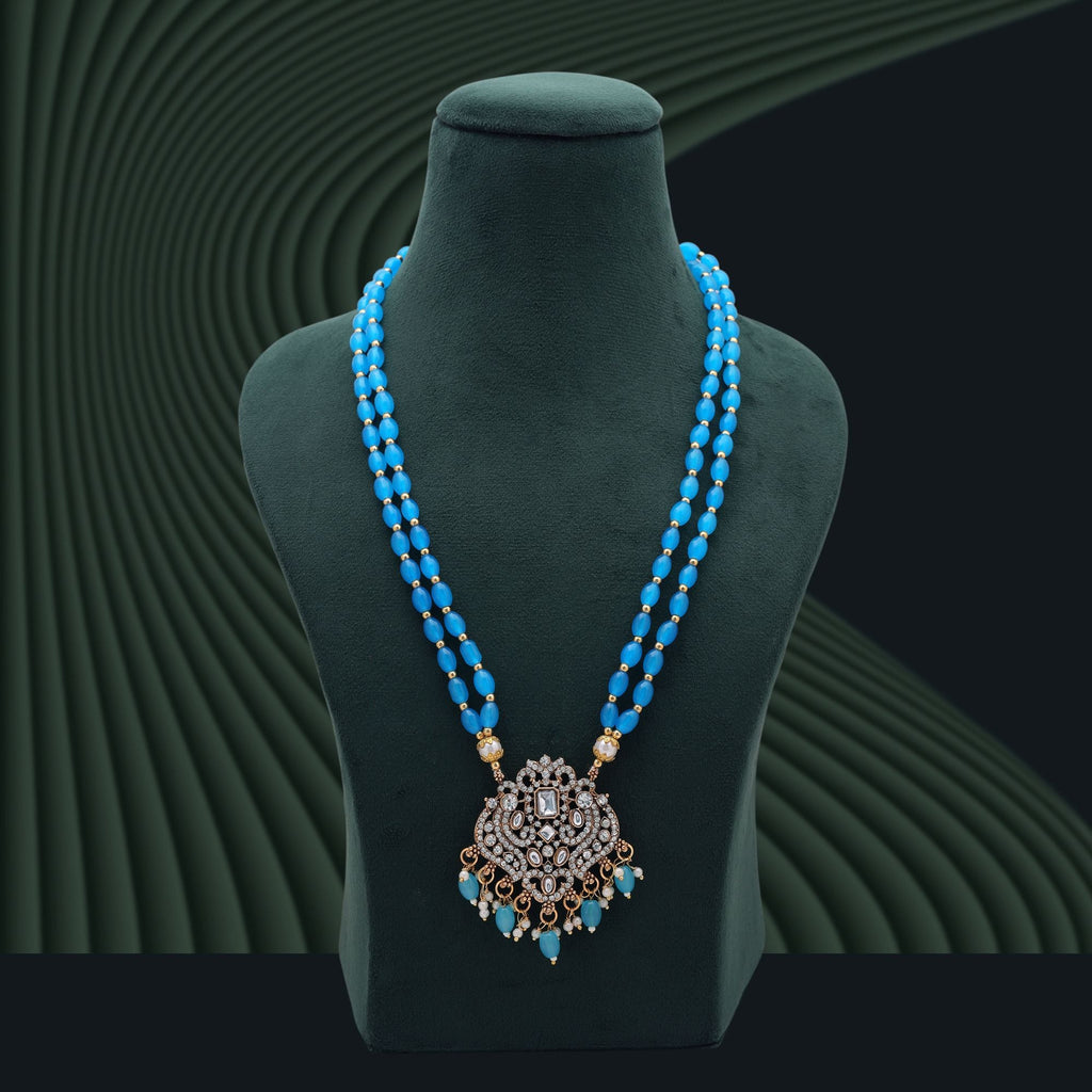 Firozi Color Stone Necklace