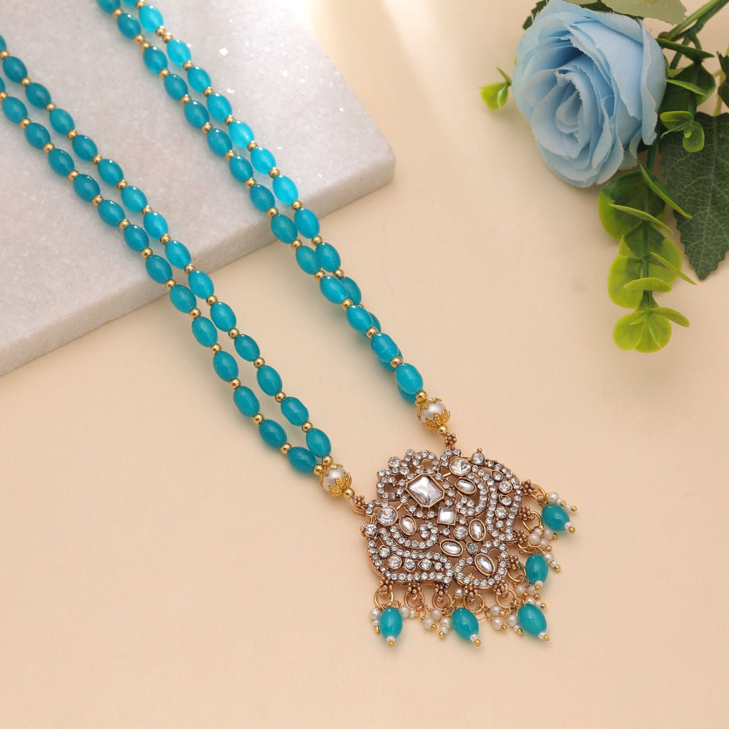 Rama Green Color Stone Necklace