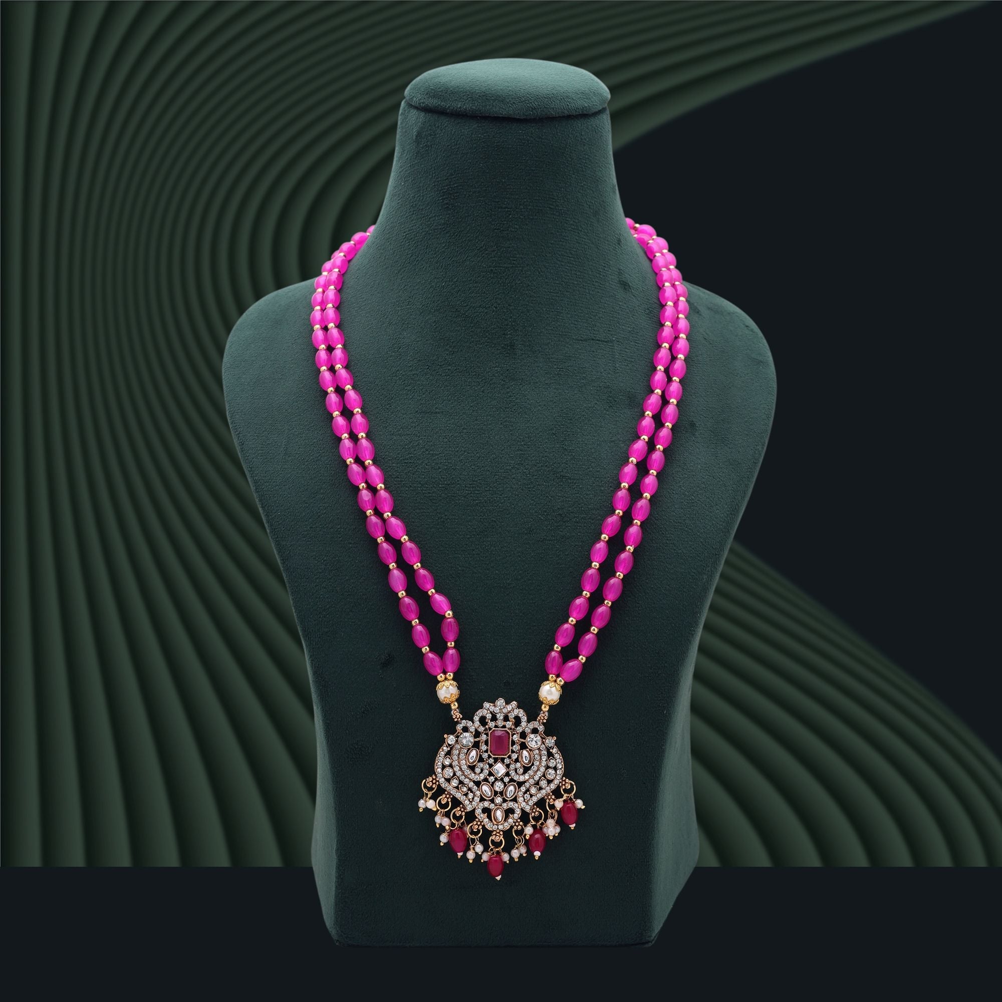 Rani Color Stone Necklace