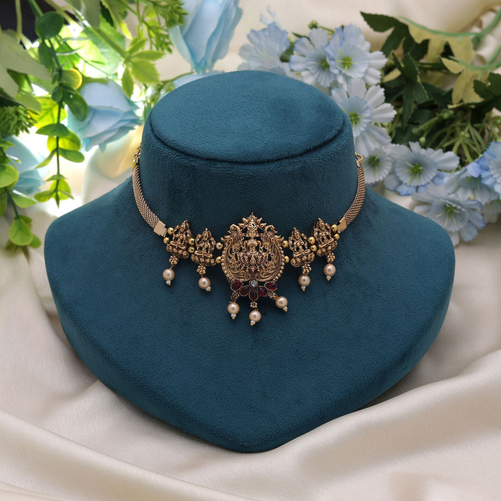Rani Color Antique Temple Necklace
