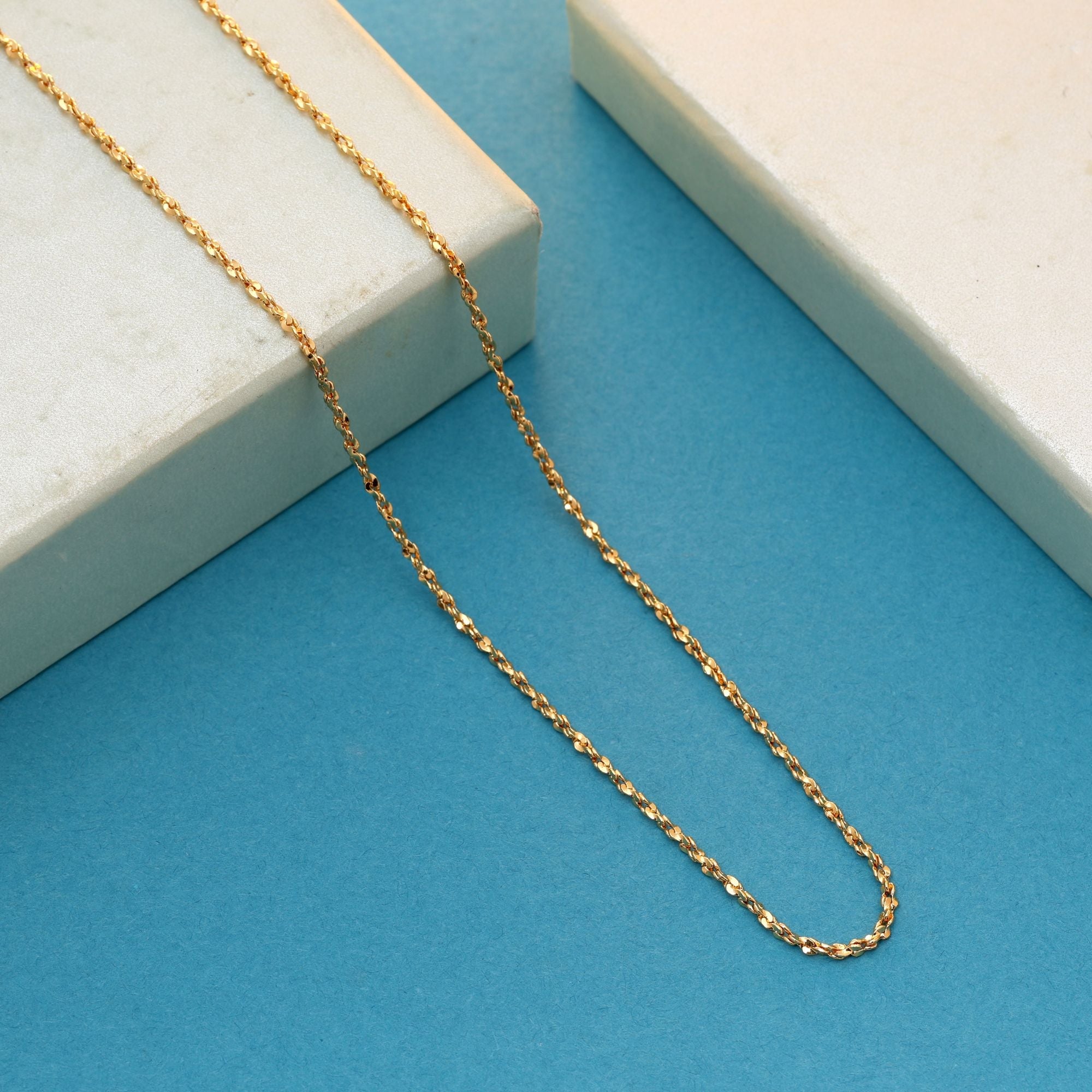 Gold Fashion Chain Necklace for Daily Wear