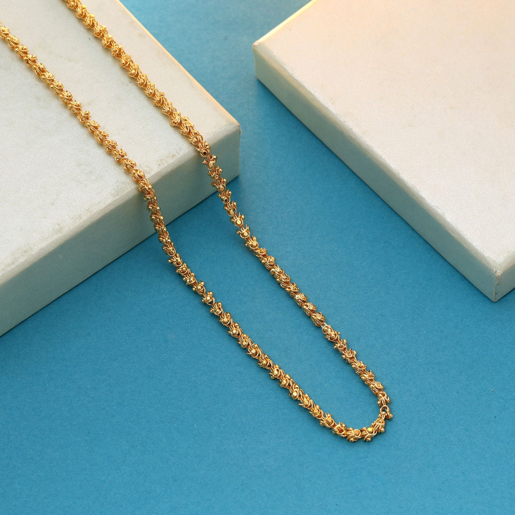 Gold Traditional Fashion Chain Necklace