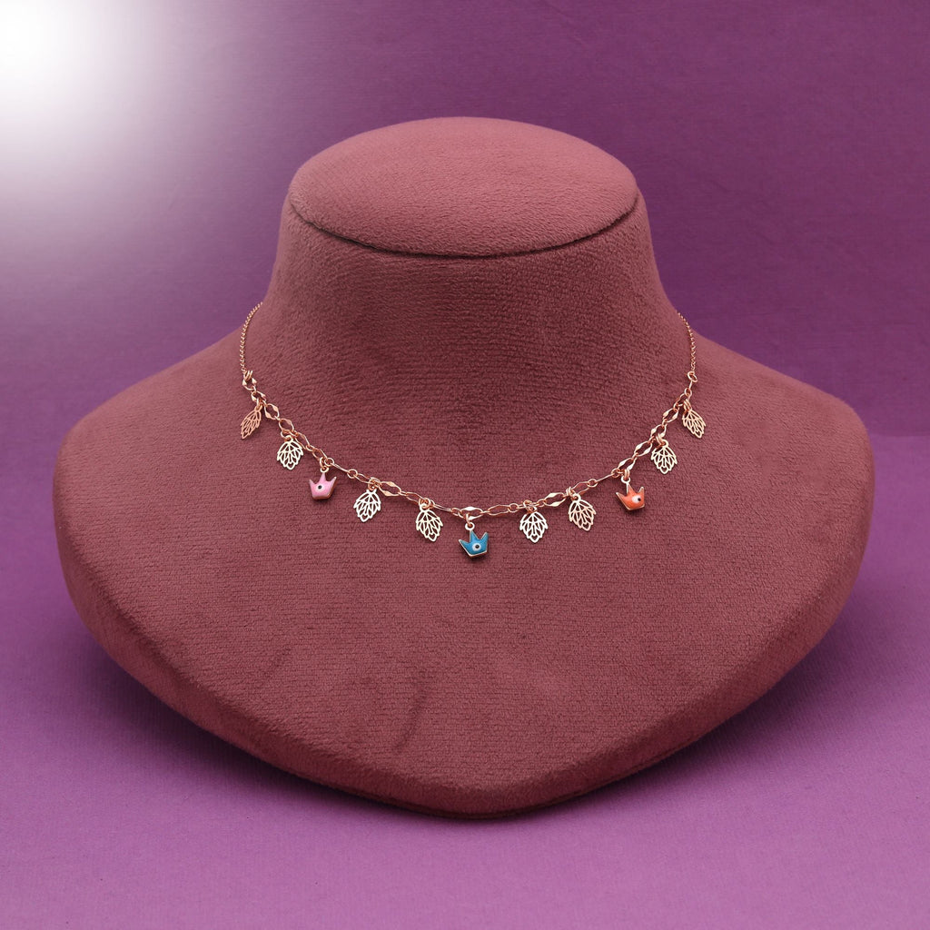 Multi Color Mala Chain Necklace