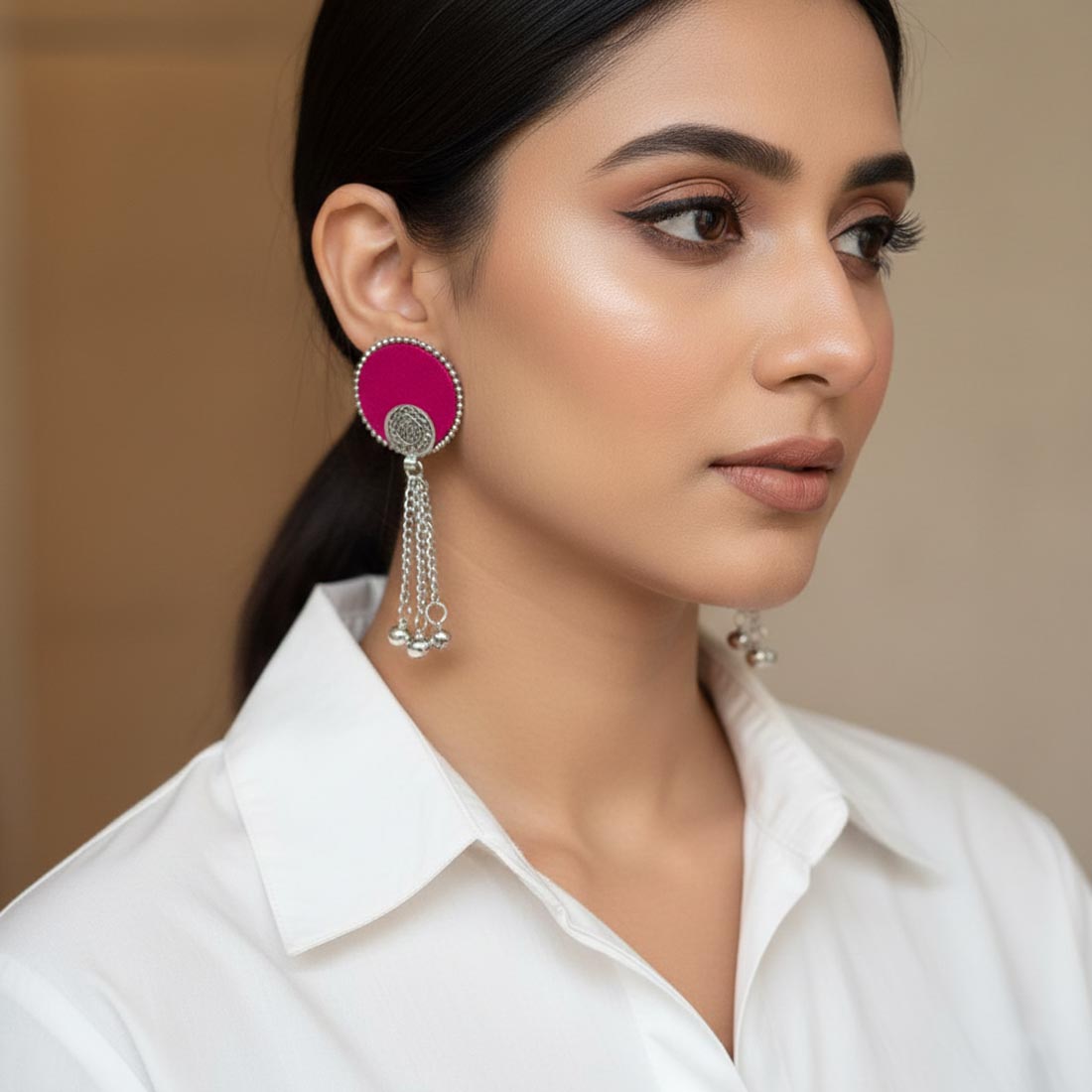 Rani Color Wooden Handcraft Earrings – Royal Style