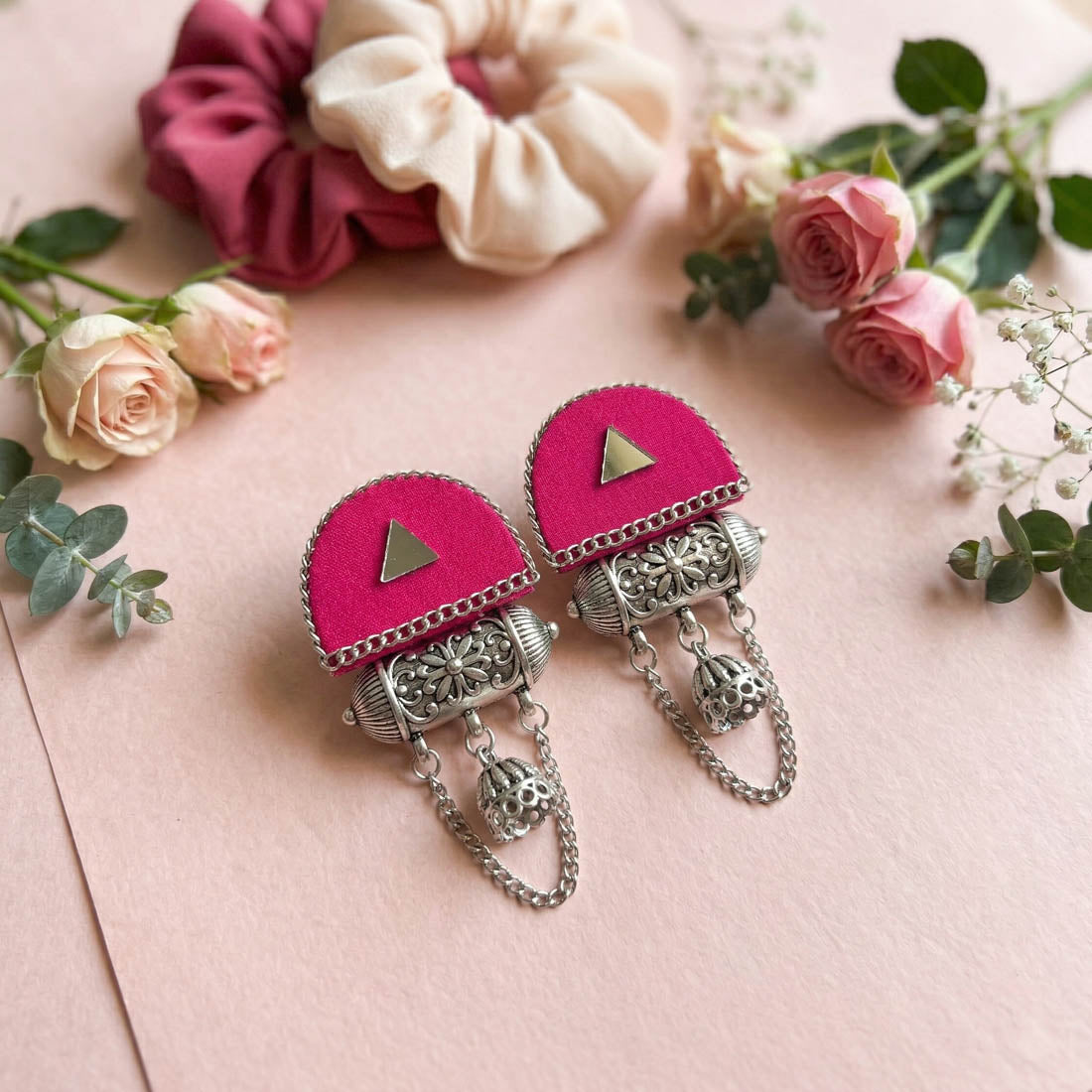 Rani Color Handcraft Earrings Royal Festive Ethnic Statement Jewelry Collection Design