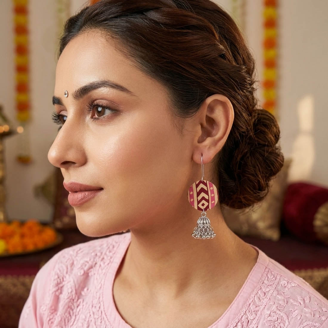 Multi Color Handcraft Earrings Handmade Design