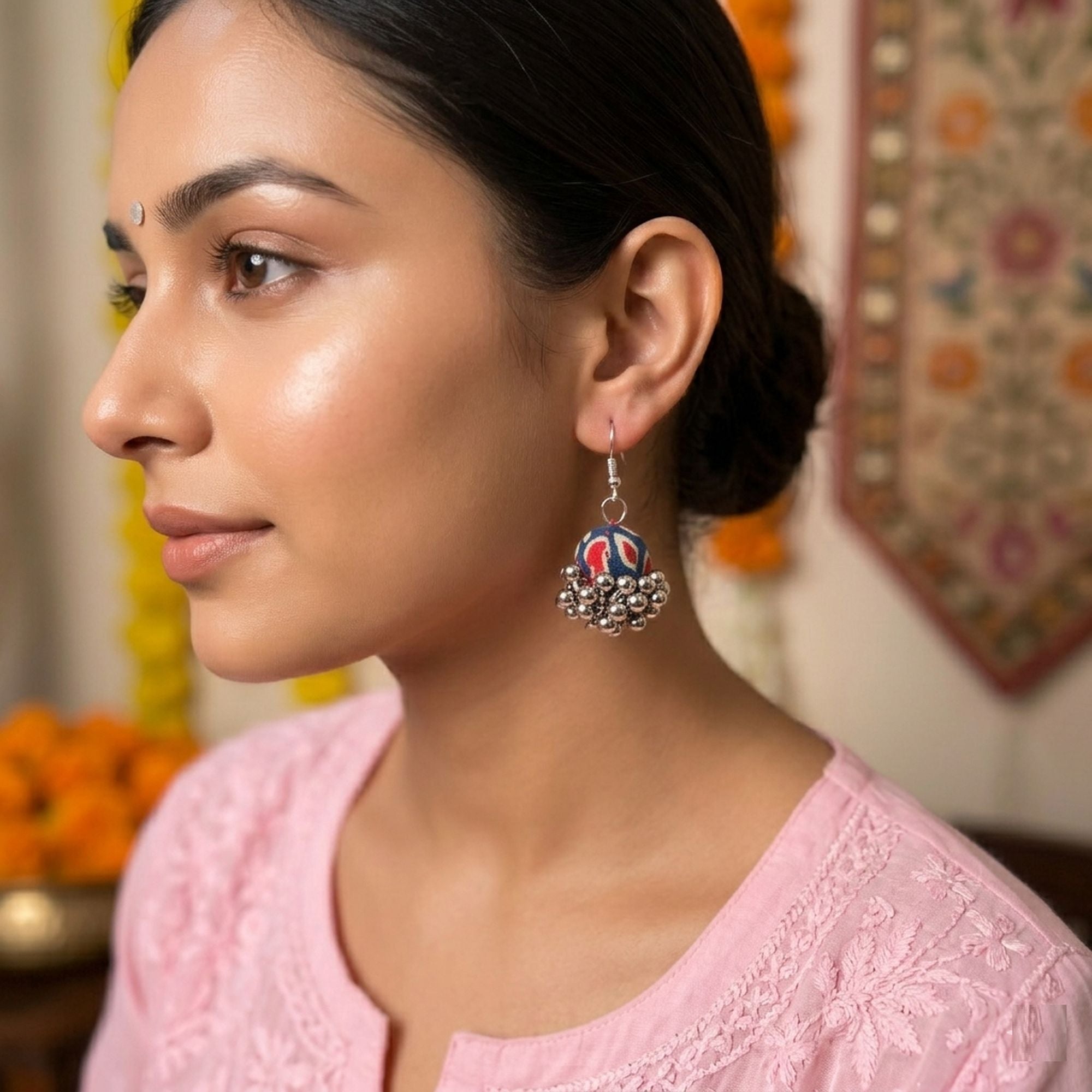 Multi Color Handcraft Earrings Unique Design