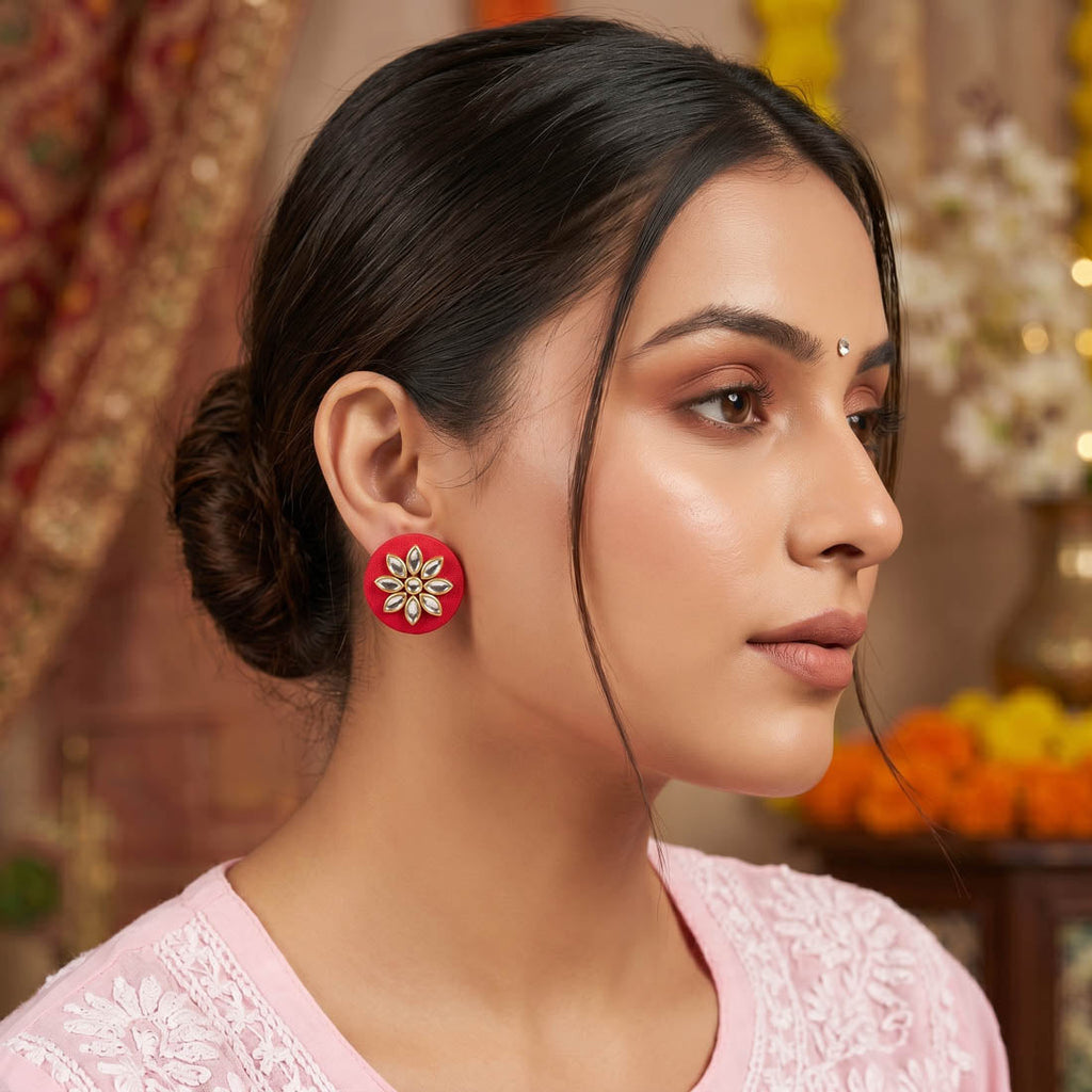Rani Color Handcraft Earrings Wedding Style