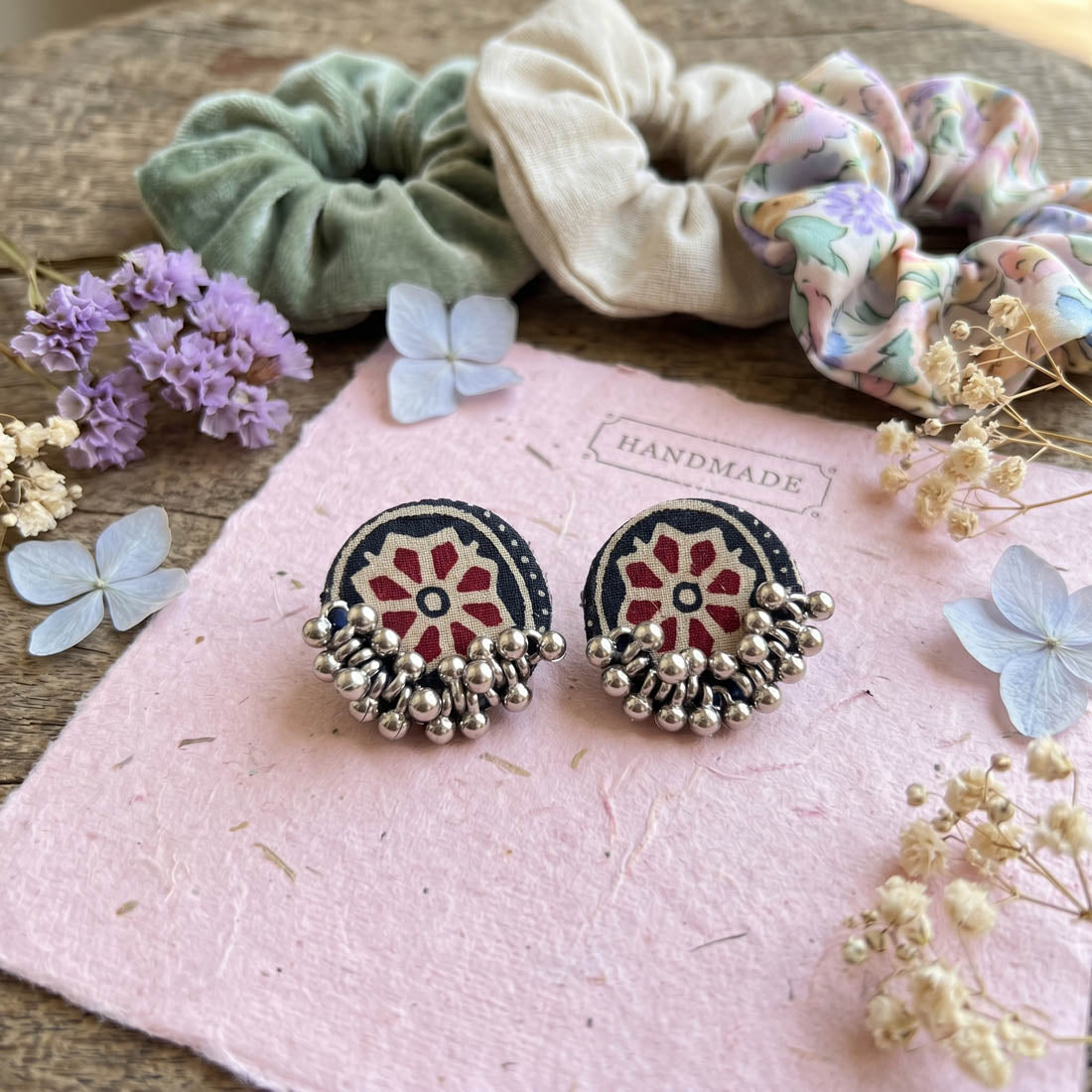 Multi Color Handcraft Earrings Statement Style
