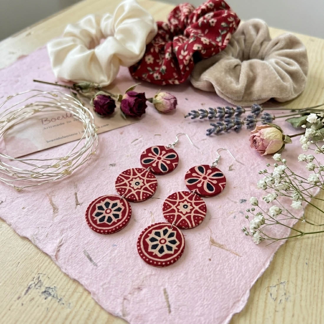 Multi Color Handcraft Earrings Designer Style