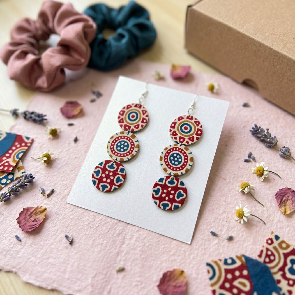 Multi Color Handcraft Earrings Premium Style