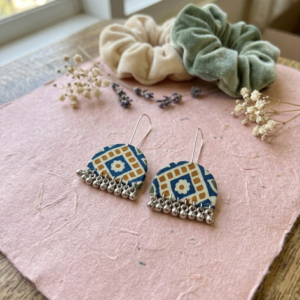 Multi Color Handcraft Earrings Artistic Style