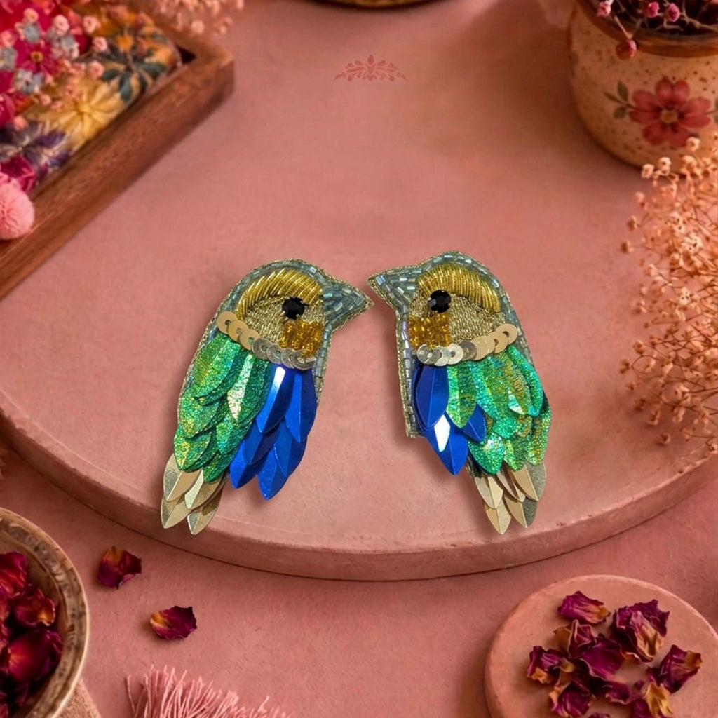 Multi Color Ethnic Handcraft Earrings