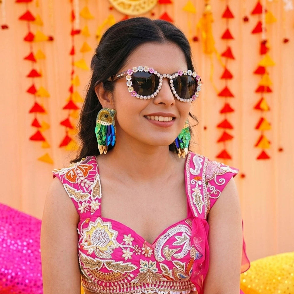 Multi Color Ethnic Handcraft Earrings
