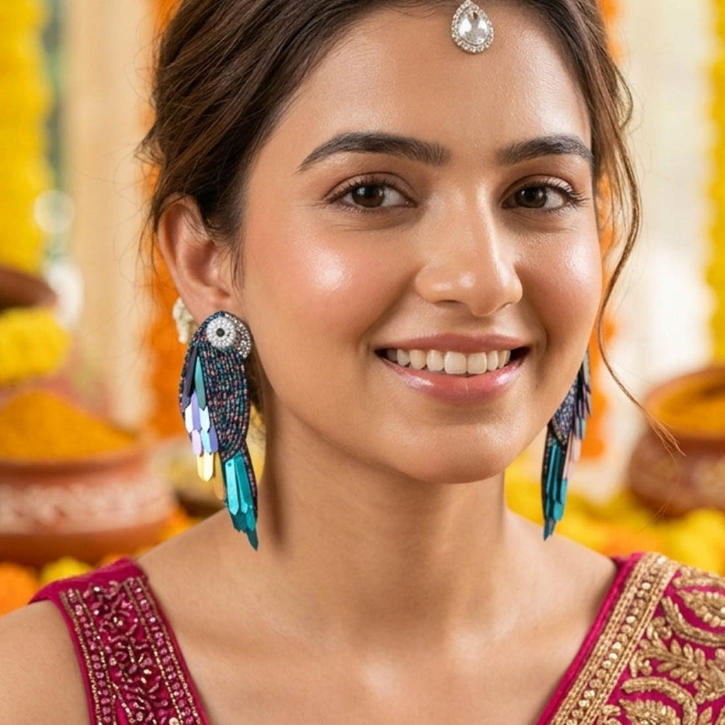 Multi Color Fashion Handcraft Earrings