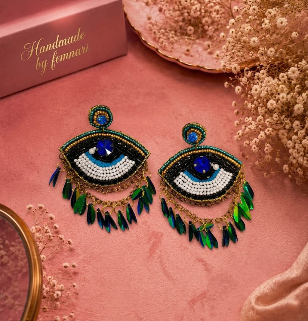 Multi Color Ethnic Handcraft Earrings