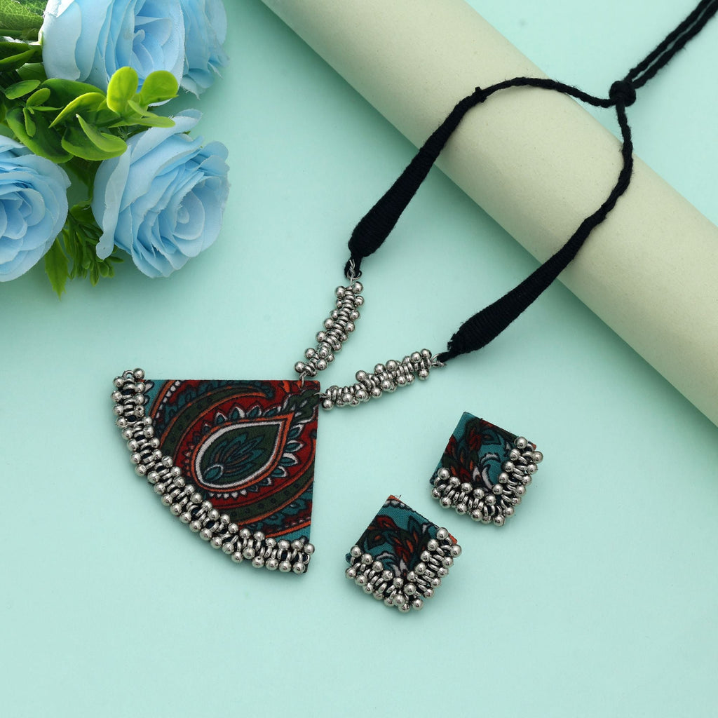 Multi Color Handcraft Necklace Set Stylish Ethnic Festive Party Wear Jewelry Design