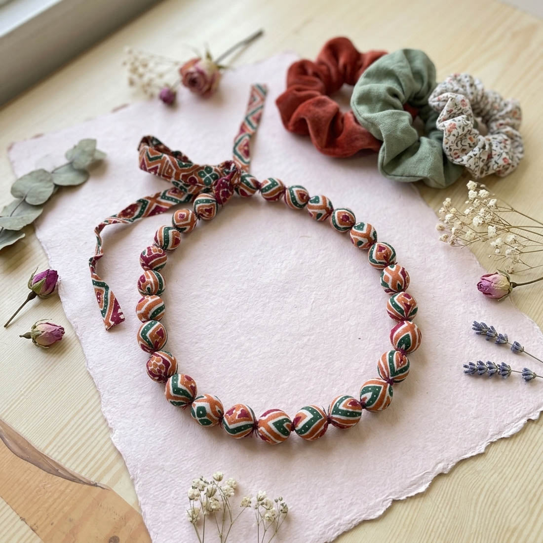 Multi Color Handcraft Necklace Statement Style