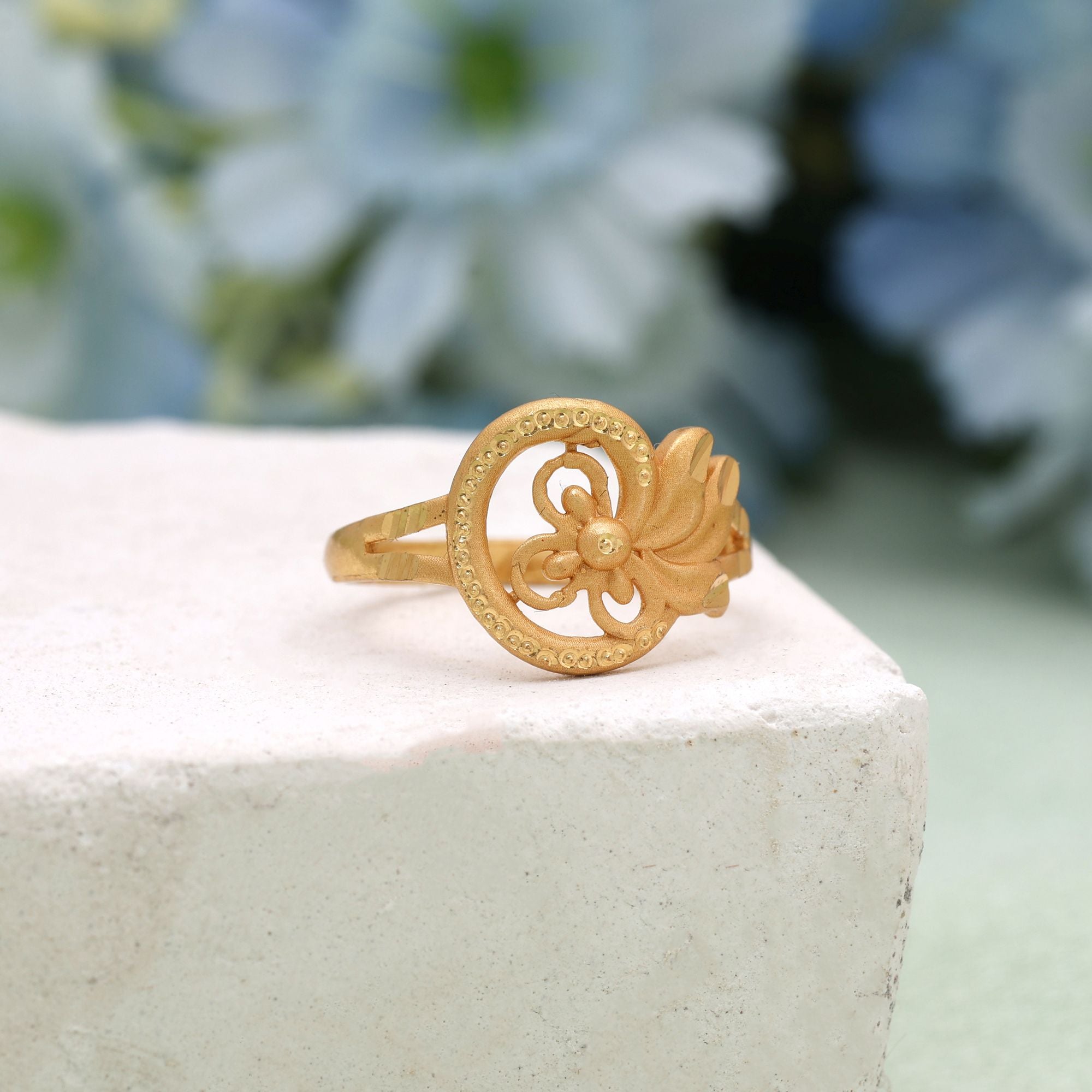 Gold Color Assorted Design Fashion Rings Combo Of 12 Pieces (KBSR104CMB)