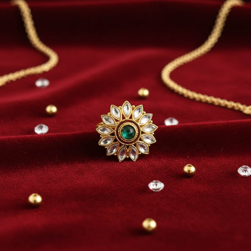 Green Color Elegant Fashion Rings