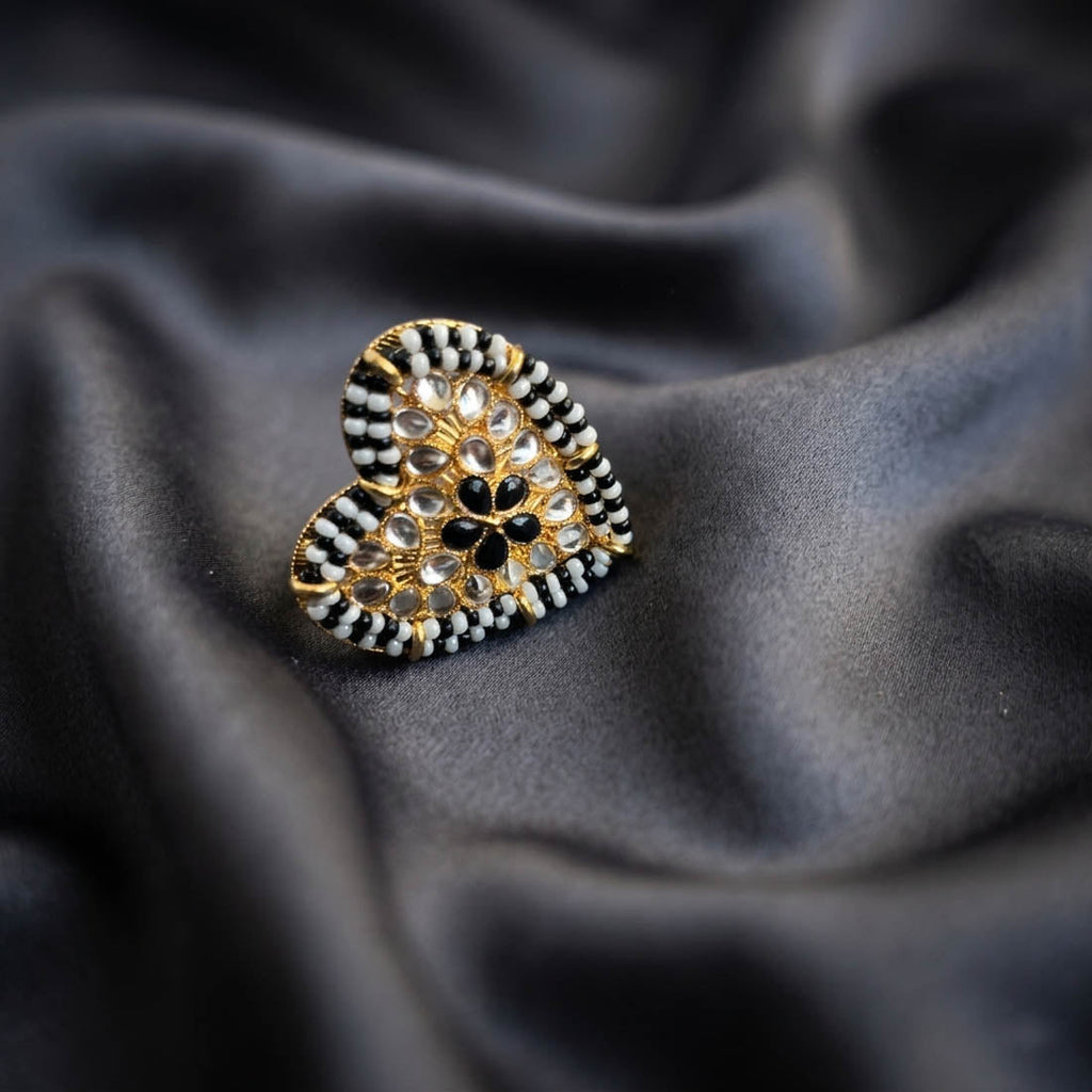 Black Color Stylish Fashion Rings