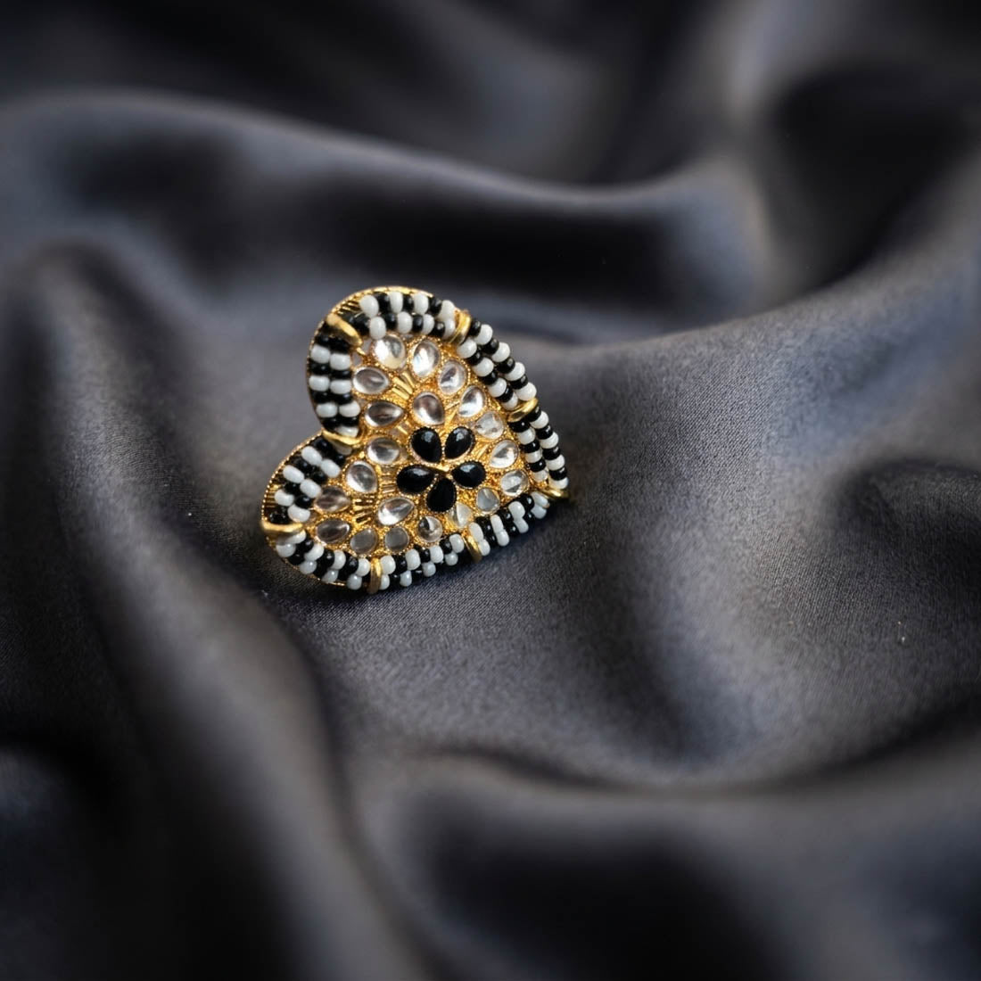 Black Color Stylish Fashion Rings
