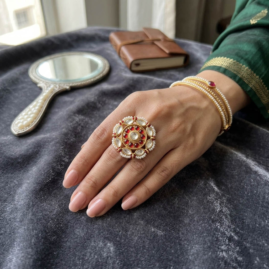 Red Color Elegant Fashion Rings