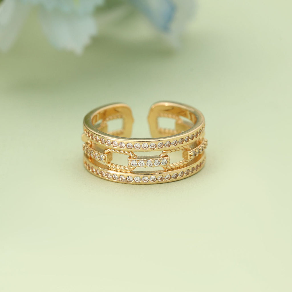 Gold Color Fashion Rings